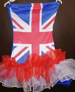 Kids Costumes to Hire - British Flag Dress - GIRL